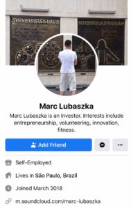 marc lubaszka fraud facebook